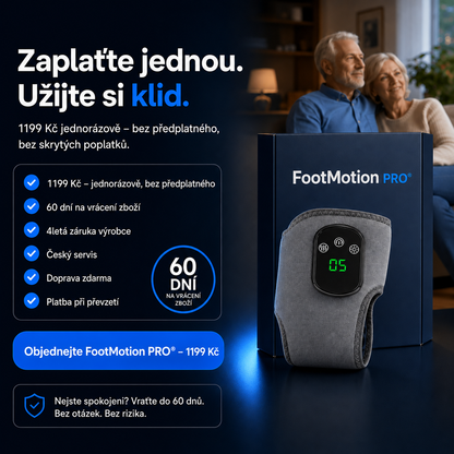 FootMotion Pro® – Terapeutický masážní přístroj na nohy 3v1