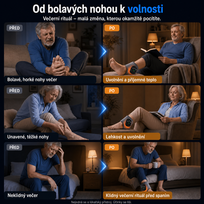 FootMotion Pro® – Terapeutický masážní přístroj na nohy 3v1