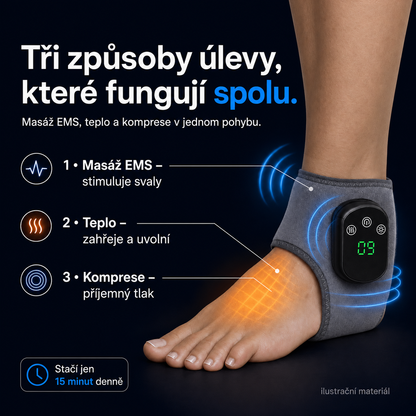 FootMotion Pro® – Terapeutický masážní přístroj na nohy 3v1