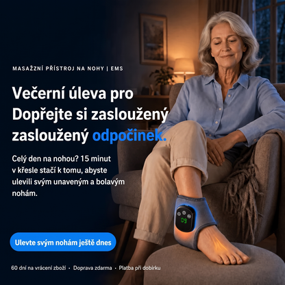 FootMotion Pro® – Terapeutický masážní přístroj na nohy 3v1
