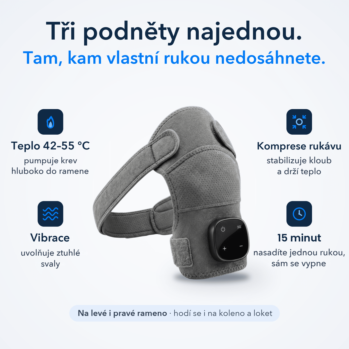 ArmMotion PRO® – masážní přístroj na rameno 3v1