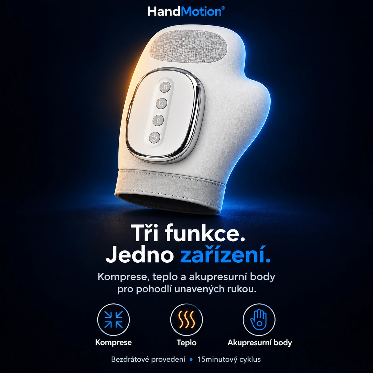 HandMotion® – vzduchová komprese, teplo a akupresurní body